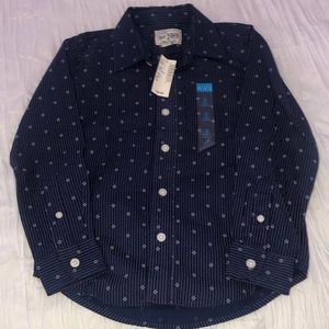 The children Place  boys long sleeve button down shirt size 5/6 new